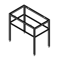 40-543-0 MODULAR SOLUTIONS ANGLE BRACKET 30MM TALL X 60MM WIDE HARDWARE NOT INCLUDED